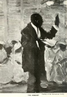 The Message (drawing, The Crisis, February 1923)